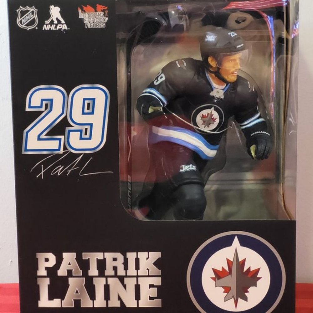 2018 LIMITED EDITION, PATRIK LAINE N.H.L. ACTION FIGURE, MINT IN THE BOX!!!
